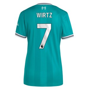 Maillot adidas Liverpool Troisième 25/26 - Femme avec flocage Wirtz 7, vue 4