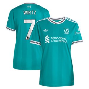 Maillot adidas Liverpool Troisième 25/26 - Femme avec flocage Wirtz 7, vue 1