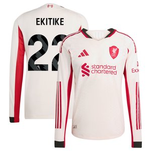Maillot Authentique adidas Liverpool Extérieur 25/26 - Manches Longues avec flocage Ekitike 22, vue 2