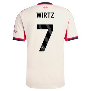Maillot adidas Liverpool Extérieur 25/26 avec flocage Wirtz 7, vue 4