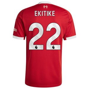 Maillot Liverpool adidas Domicile 25/26 avec flocage Ekitike 22, vue 4