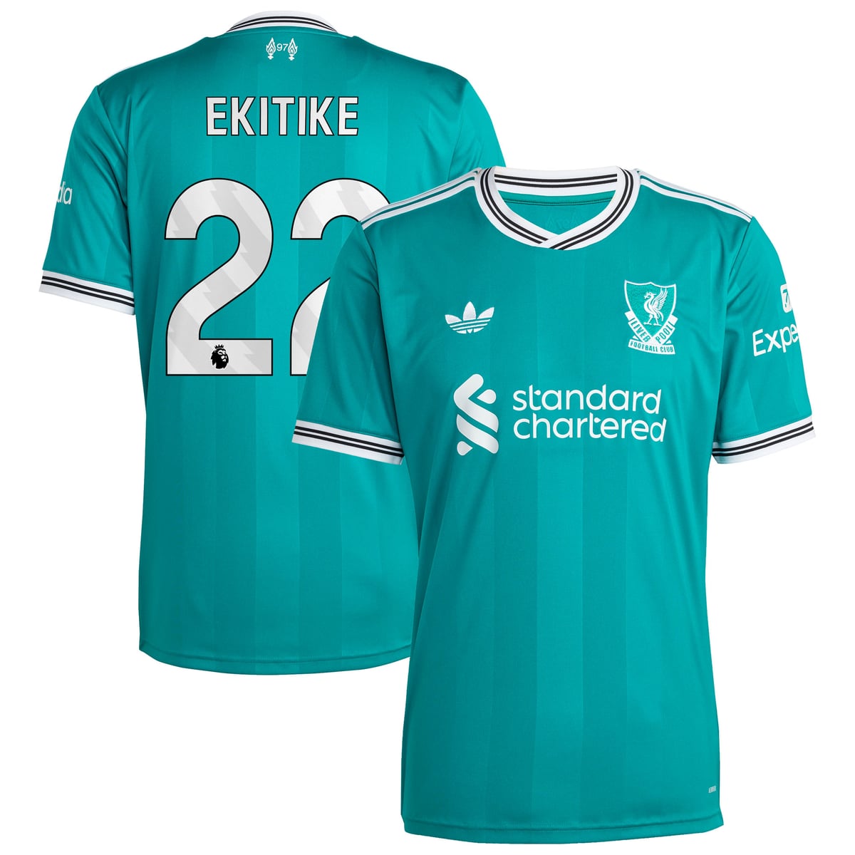 Maillot adidas Liverpool Troisième 25/26 avec flocage Ekitike 22