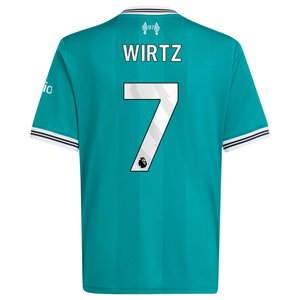 Maillot adidas Liverpool Troisième 25/26 - Enfant avec flocage Wirtz 7, vue 4