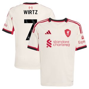 Maillot adidas Liverpool Extérieur 25/26 - Enfant avec flocage Wirtz 7, vue 2