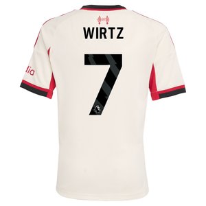 Maillot adidas Liverpool Extérieur 25/26 - Enfant avec flocage Wirtz 7, vue 4