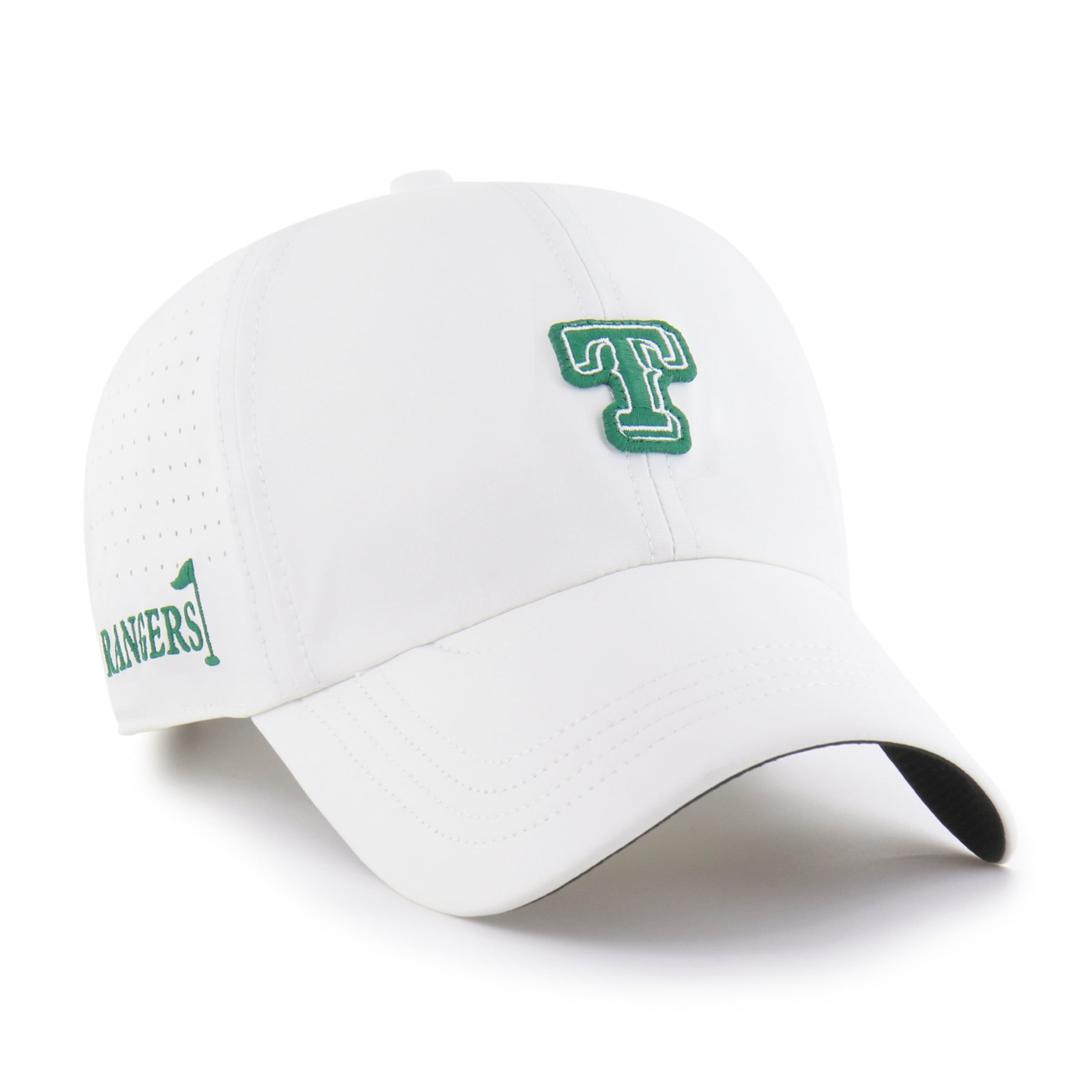 Men's '47 White Texas Rangers Elevated Greens Clean Up Adjustable Hat