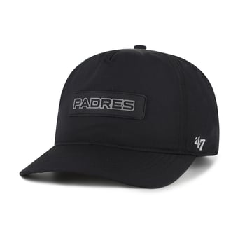 Men's '47 Black San Diego Padres Quiet Outdoors Hitch Adjustable Hat