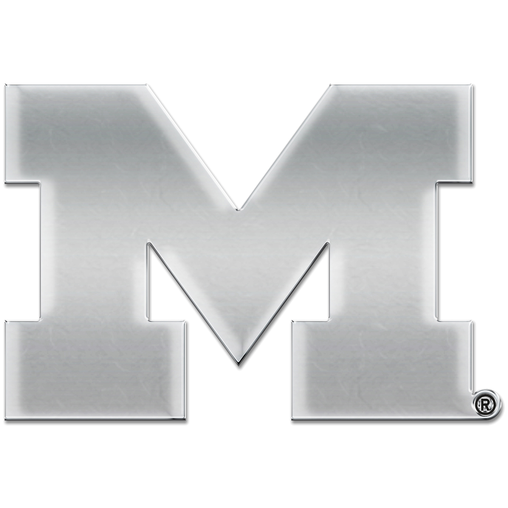 WinCraft Michigan Wolverines Chrome Auto Emblem