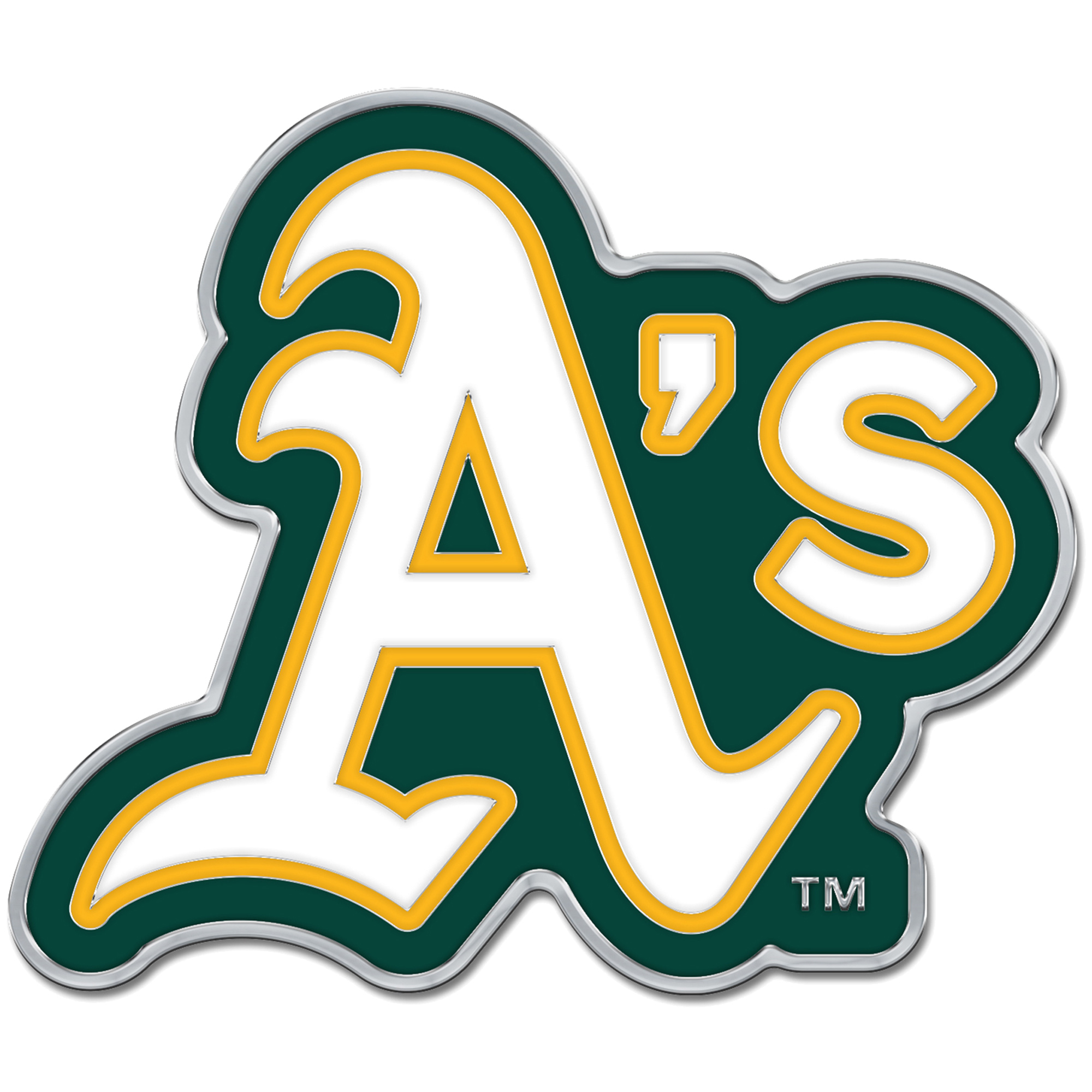 WinCraft Athletics Colored Chrome Auto Emblem