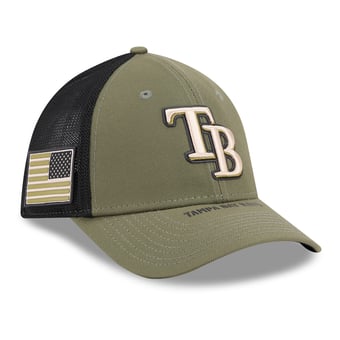 Men's New Era  Olive Tampa Bay Rays 2026 Armed Forces Day 39THIRTY M-Crown Flex Hat