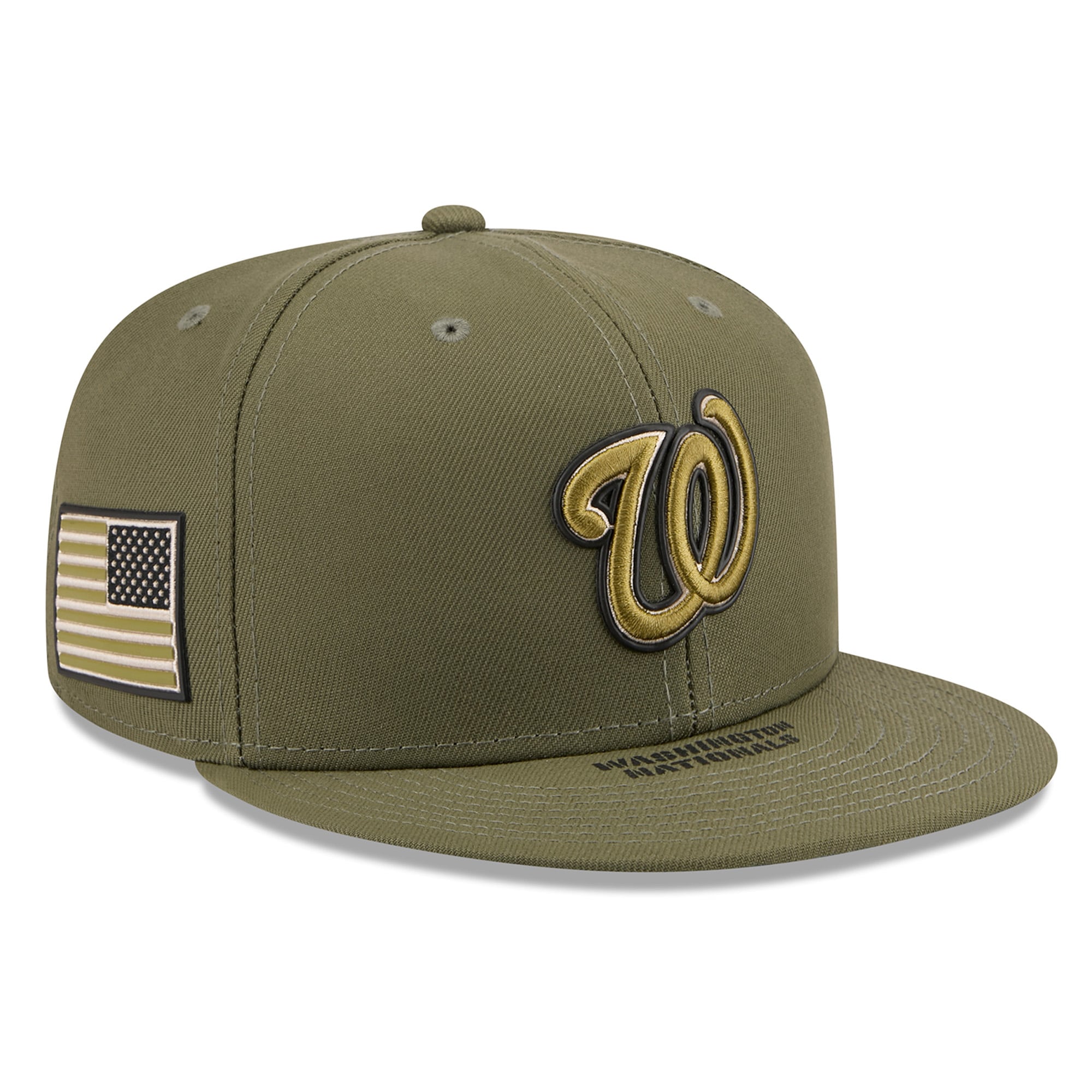 Men's New Era  Olive Washington Nationals 2026 Armed Forces Day 59FIFTY Fitted Hat
