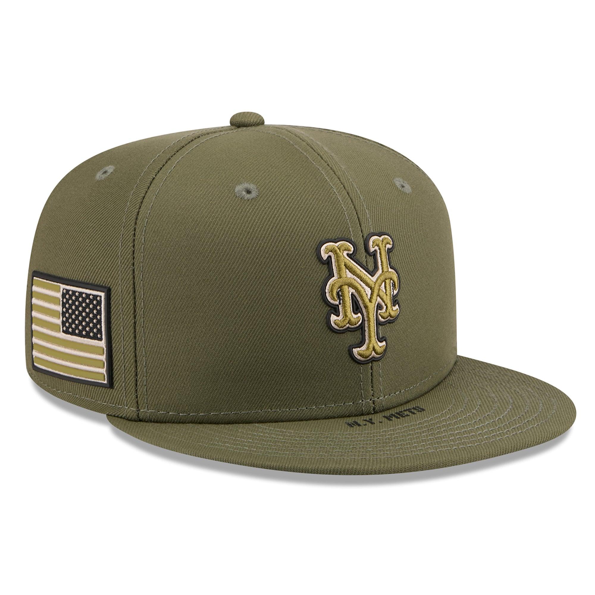 Men's New Era  Olive New York Mets 2026 Armed Forces Day 59FIFTY Fitted Hat