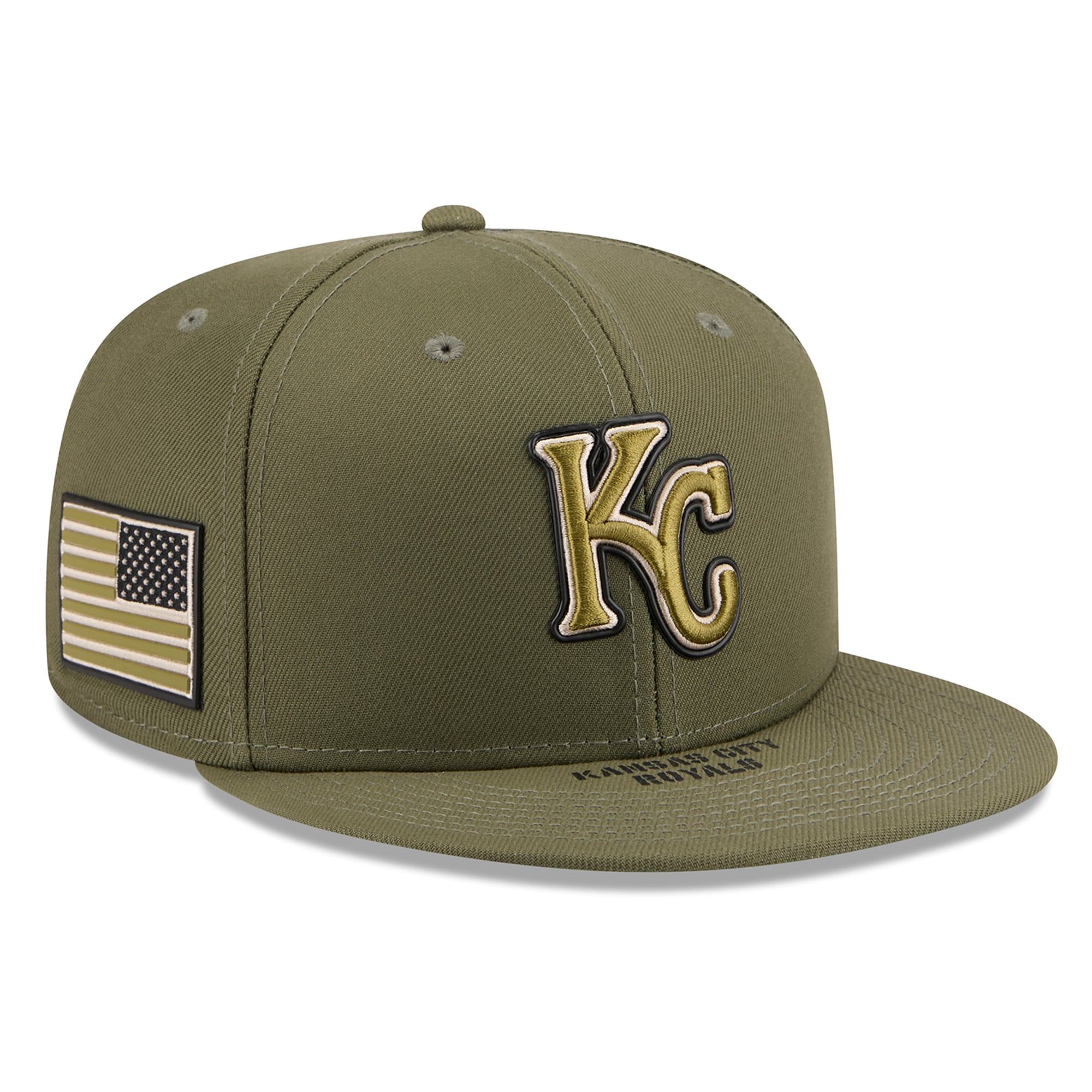 Men's New Era  Olive Kansas City Royals 2026 Armed Forces Day 59FIFTY Fitted Hat