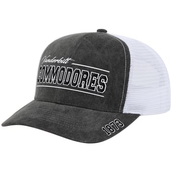 Unisex Colosseum  Gray Vanderbilt Commodores Billy 2400 Adjustable Trucker Hat
