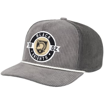 Men's Colosseum  Gray Army Black Knights Where's My Hat Podium Adjustable Trucker Hat