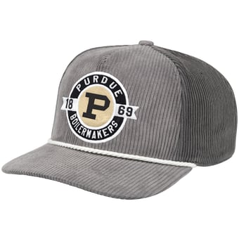 Men's Colosseum  Gray Purdue Boilermakers Where's My Hat Podium Adjustable Trucker Hat