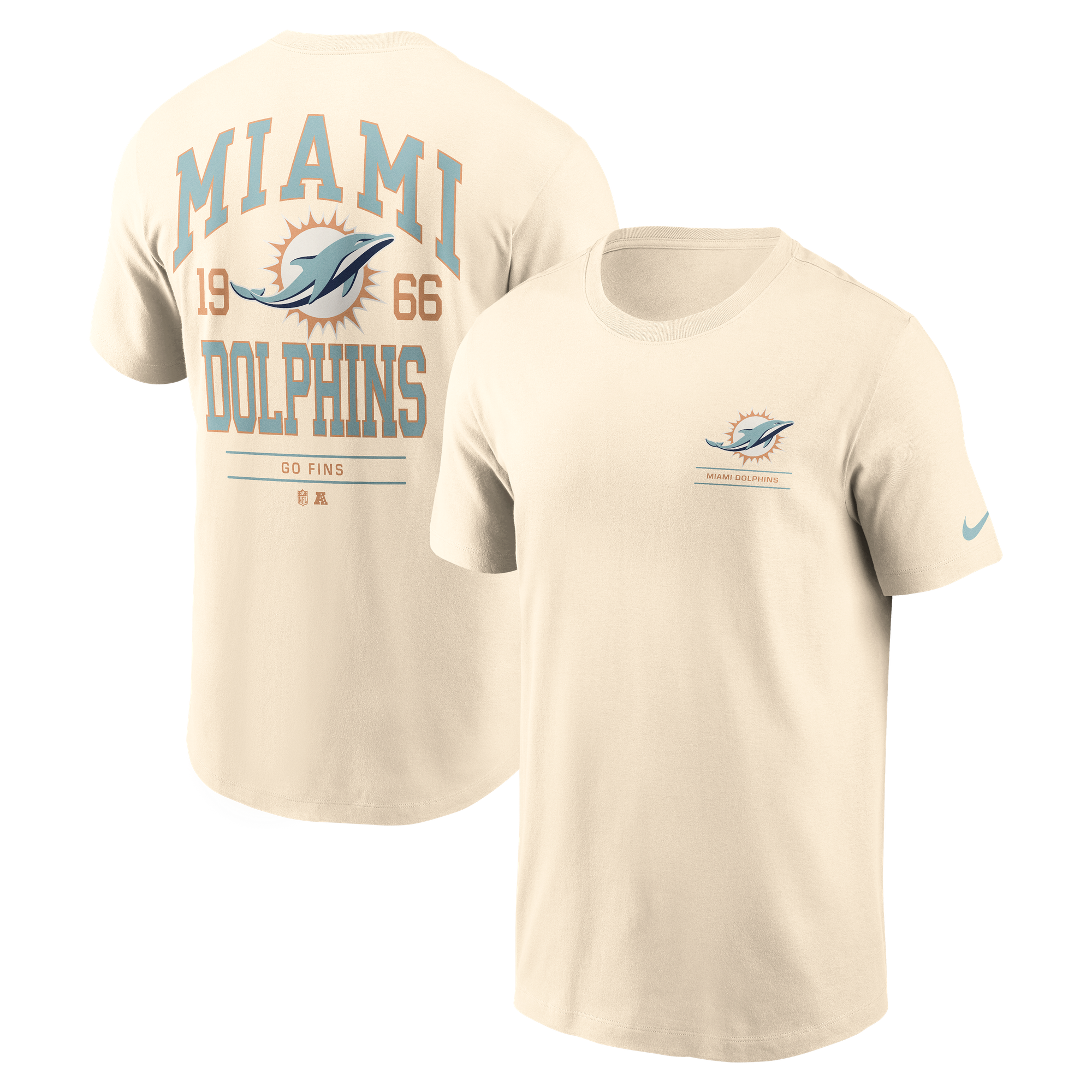 Maglietta Nike Club Crew dei Miami Dolphins - Uomo