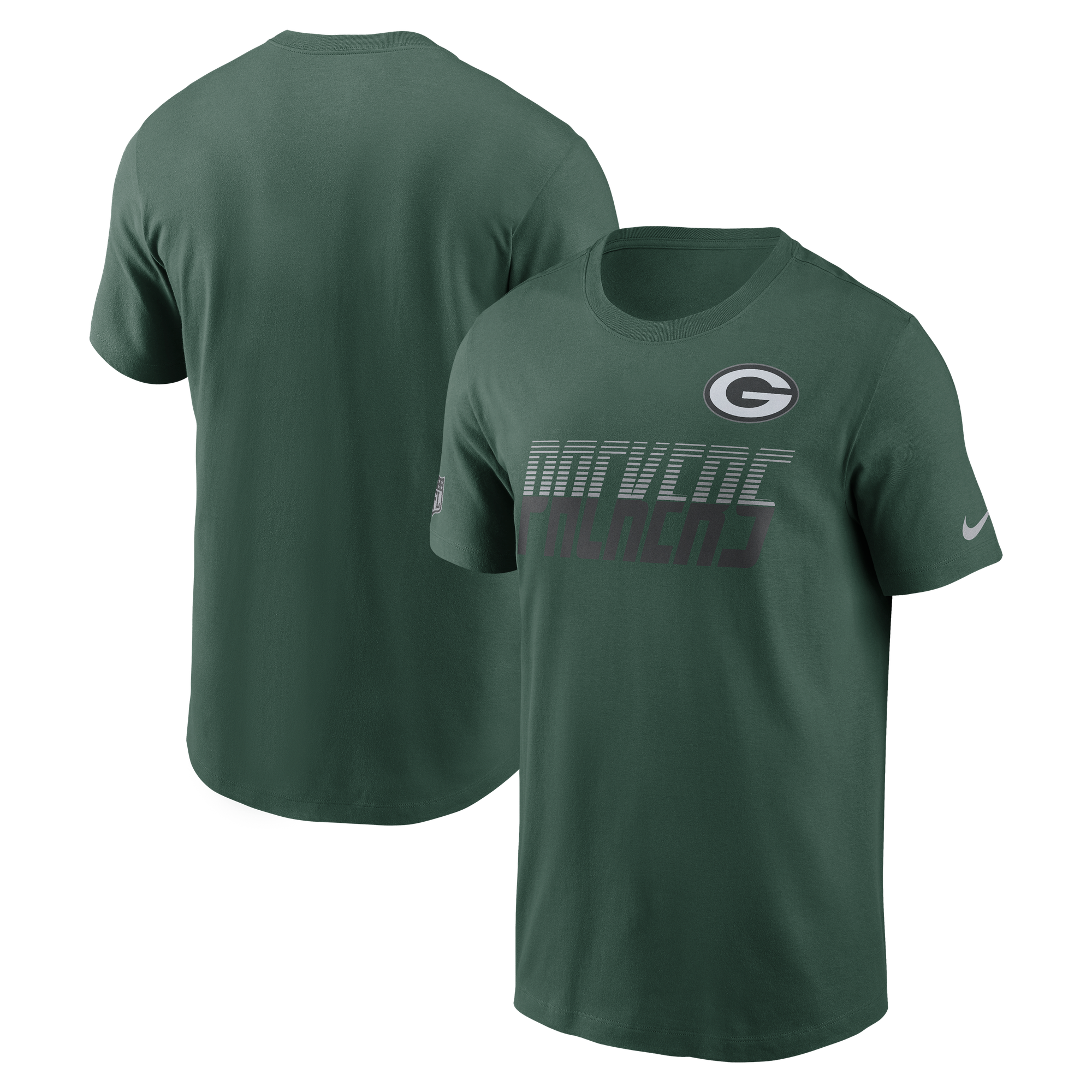 Green Bay Packers Nike Dri-Fit Team Issue Crew T-Shirt - Mens