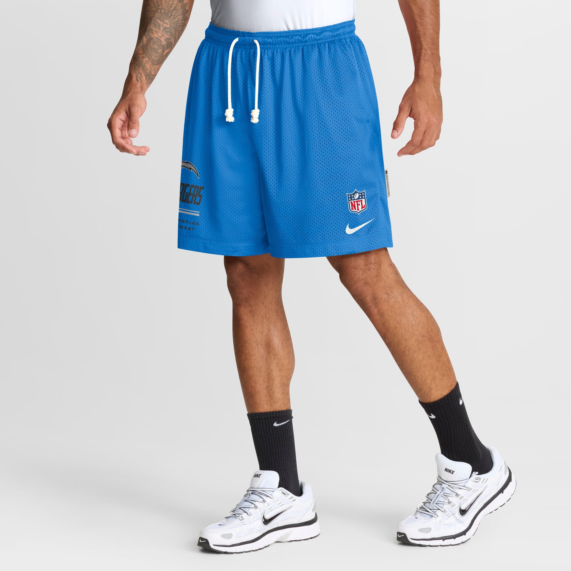Short en Maille Los Angeles Chargers Nike Dri-FIT – Homme