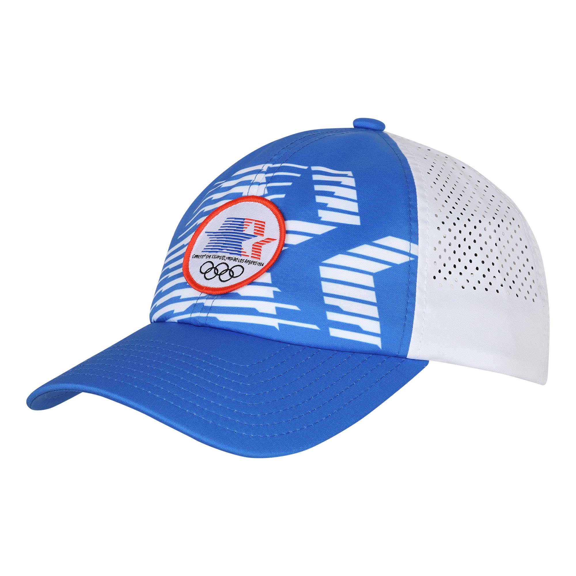 Cappello regolabile da uomo Outerstuff Royal Los Angeles 1984 Olympic Games Stars & Rings