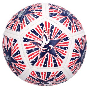 Ballon de football étoile France - Rouge/Blanc - Taille 5, vue 3