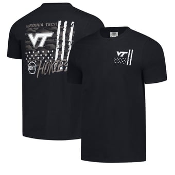 Men's  Black Virginia Tech Hokies Comfort Colors OHT Camo Overlay T-Shirt