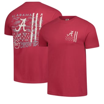 Men's  Crimson Alabama Crimson Tide Comfort Colors OHT Camo Overlay T-Shirt