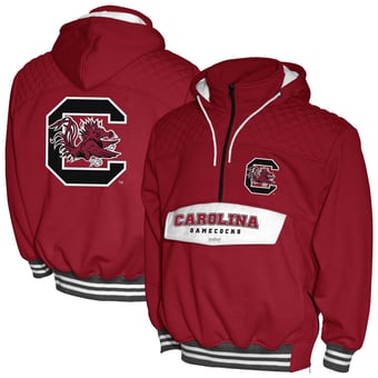 Men's Franchise Club Garnet South Carolina Gamecocks Half-Zip Hoodie Anorak