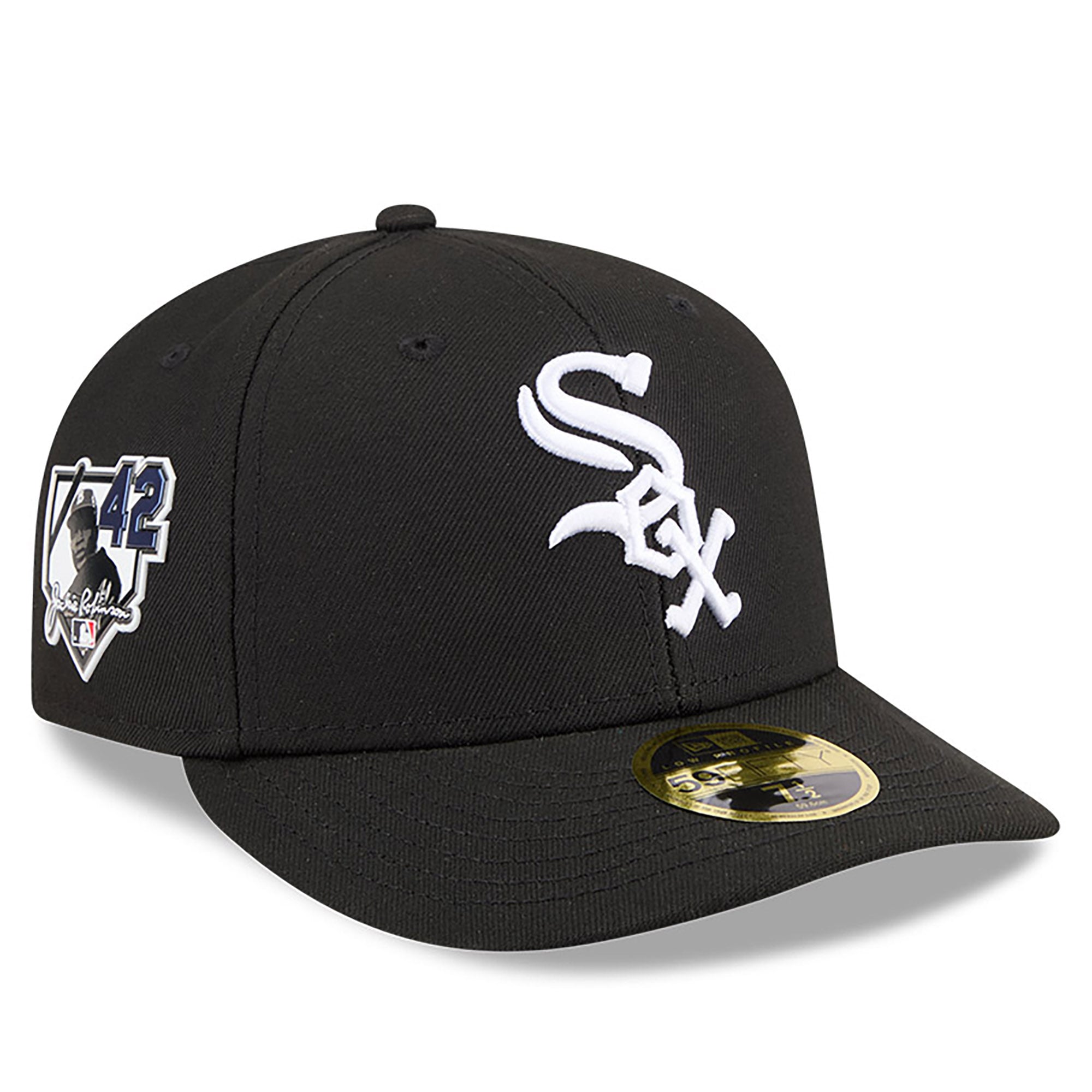 Men's New Era Black Chicago White Sox 2026 Jackie Robinson Day Low Profile 59FIFTY Fitted Hat