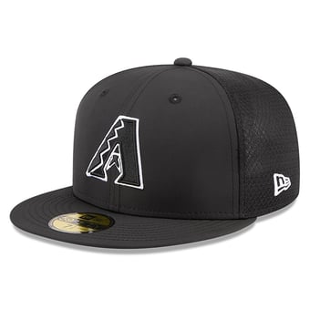Men's New Era Black Arizona Diamondbacks 2026 Batting Practice 59FIFTY Fitted Hat
