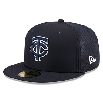 Men's New Era Navy Minnesota Twins 2026 Batting Practice 59FIFTY Fitted Hat