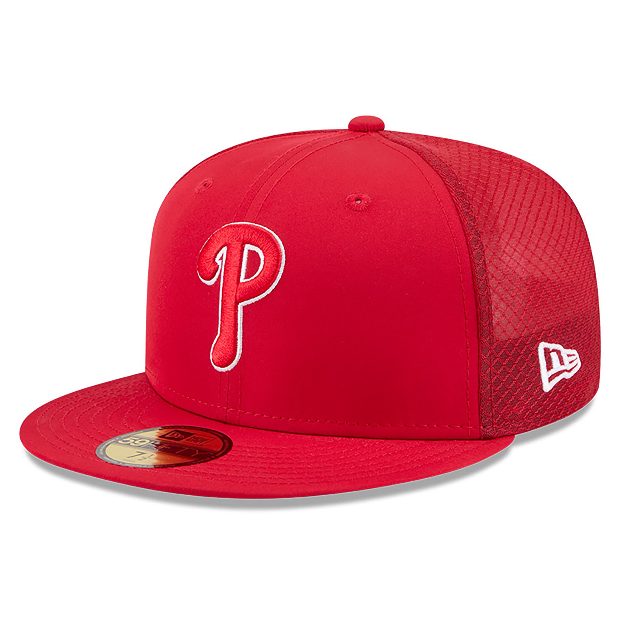 Men's New Era Red Philadelphia Phillies 2026 Batting Practice 59FIFTY Fitted Hat