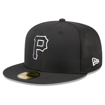 Youth New Era Black Pittsburgh Pirates Batting Practice 59FIFTY Fitted Hat