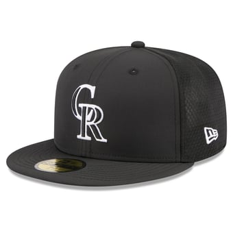 Youth New Era Black Colorado Rockies Batting Practice 59FIFTY Fitted Hat