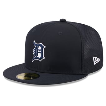 Youth New Era Navy Detroit Tigers Batting Practice 59FIFTY Fitted Hat
