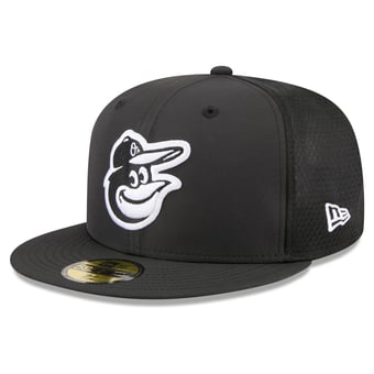 Youth New Era Black Baltimore Orioles Batting Practice 59FIFTY Fitted Hat