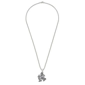 "FanDrip Miami Hurricanes 24"" Stainless Steel Pendant Necklace"