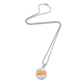 "FanDrip Tennessee Volunteers 24"" Stainless Steel Pendant Necklace"