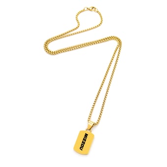 "FanDrip Missouri Tigers 24"" Stainless Steel Pendant Necklace"