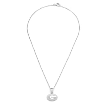 "FanDrip Georgia Bulldogs 24"" Stainless Steel Pendant Necklace"