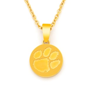 "FanDrip Clemson Tigers 17"" Pendant Necklace"