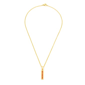 "FanDrip Nebraska Huskers 17"" Pendant Necklace"