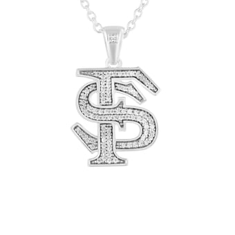 "FanDrip Florida State Seminoles Diamond Pendant Necklace with 18"" Chain"
