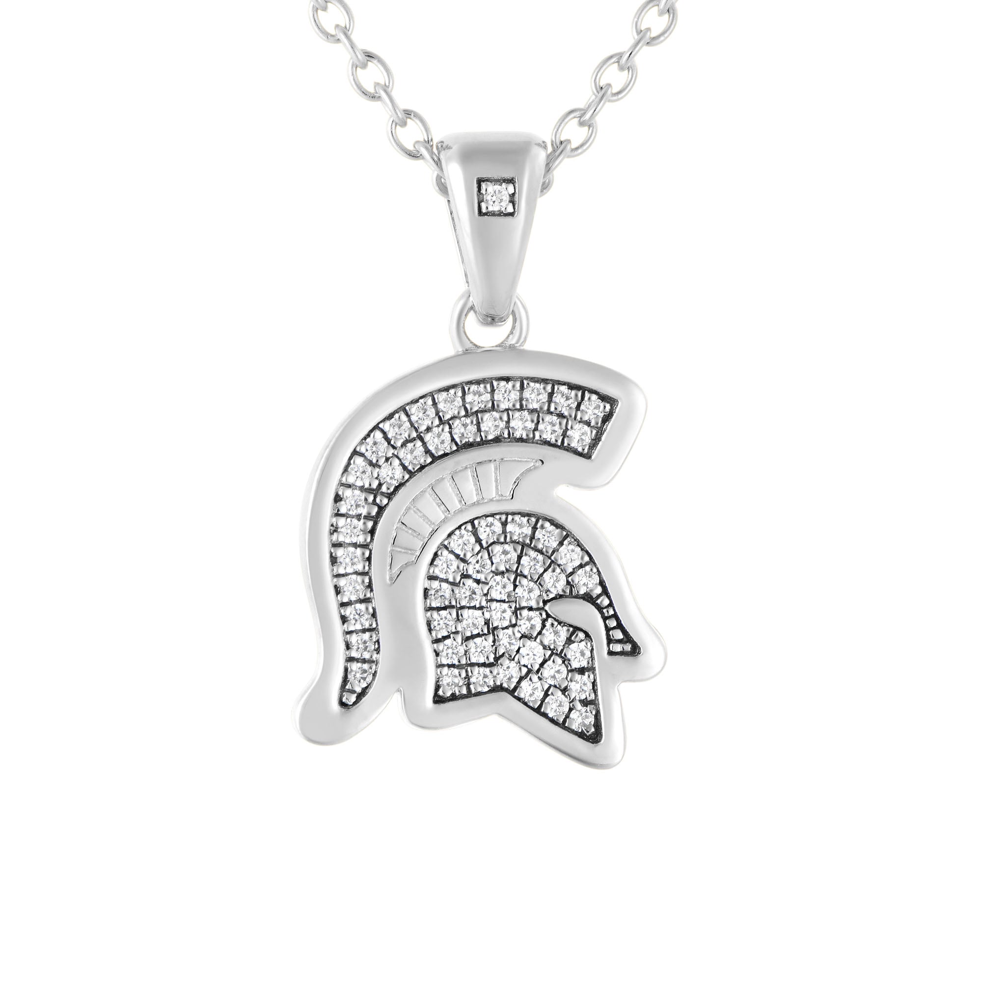 FanDrip Michigan State Spartans Pendant Necklace with 18" Chain