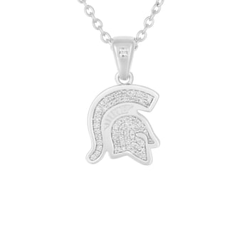"FanDrip Michigan State Spartans Pendant Necklace with 18"" Chain"