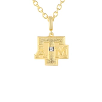 "FanDrip Texas A&M Aggies Pendant Necklace with 18"" Chain"