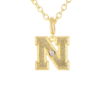 "FanDrip Nebraska Huskers Pendant Necklace with 18"" Chain"