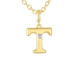 "FanDrip Tennessee Volunteers Diamond Pendant Necklace with 18"" Chain"
