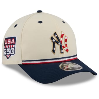 Youth New Era Cream/Navy New York Yankees USA 250 9FORTY M-Crown Adjustable Hat