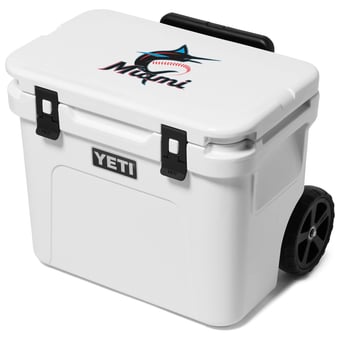 YETI Miami Marlins Roadie 32 Wheeled Cooler
